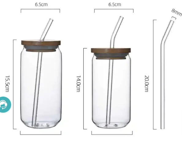 EcoGlass Cup with Bamboo Lid