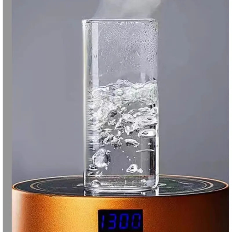 Modern Square Beverage Cup with Lid