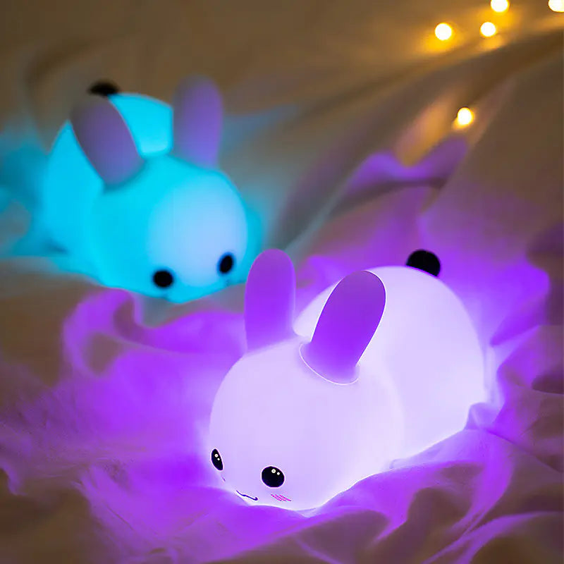 New USB Rechargeable Color-Changing Bunny Rabbit Night Light