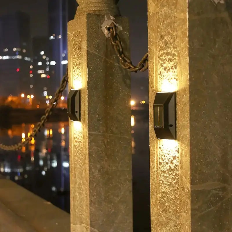 Smart Waterproof Solar Outdoor Wall Lights for Gardens