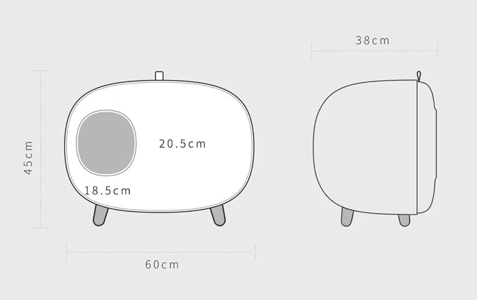 Modern Stylish Cat Litter Box