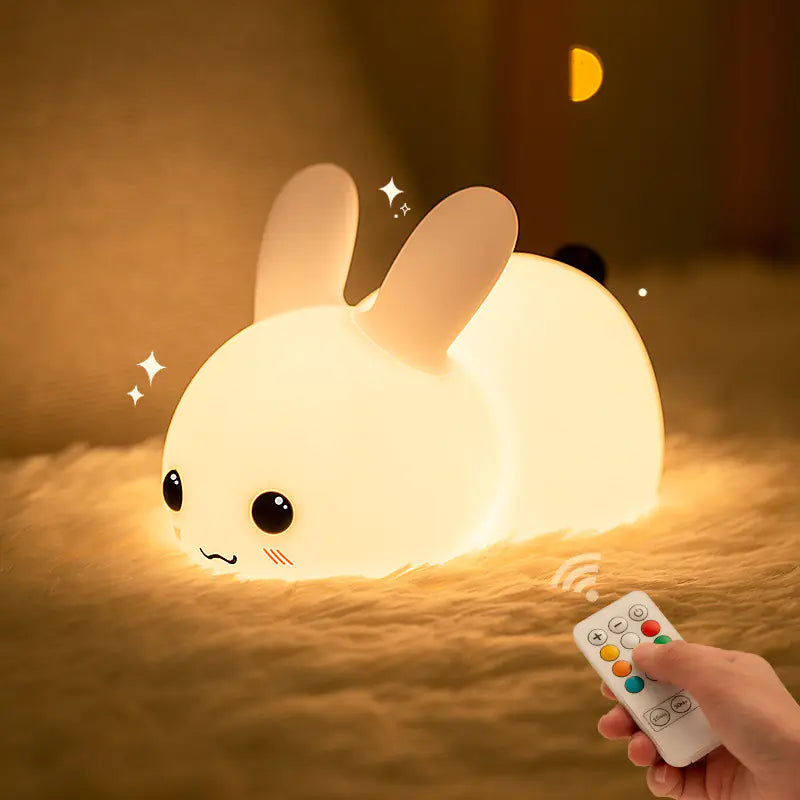New USB Rechargeable Color-Changing Bunny Rabbit Night Light
