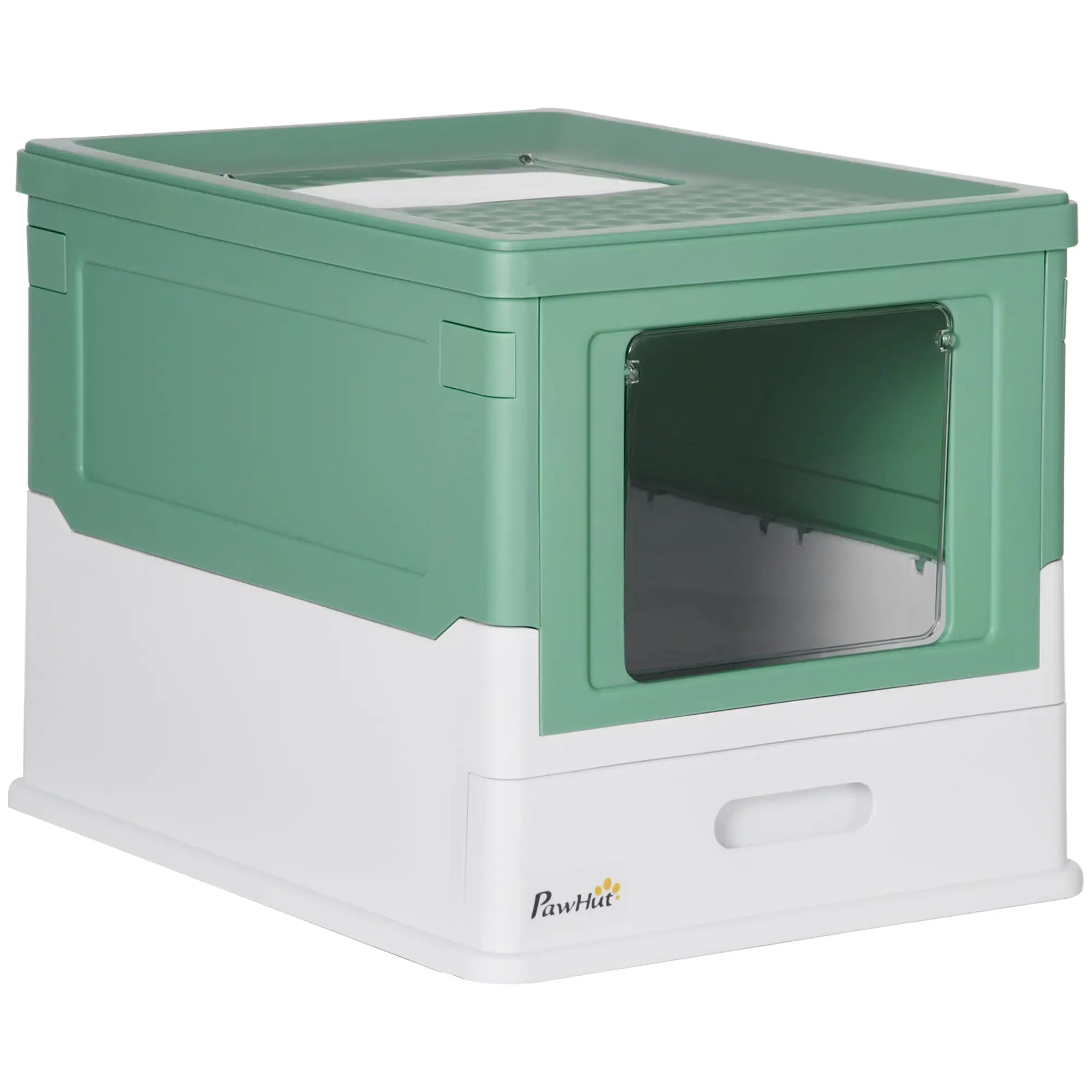 Deluxe Hooded Cat Litter Box with Scoop