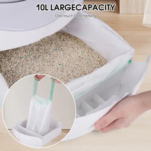 Smart Litter Box Dual Deodorization with App Control