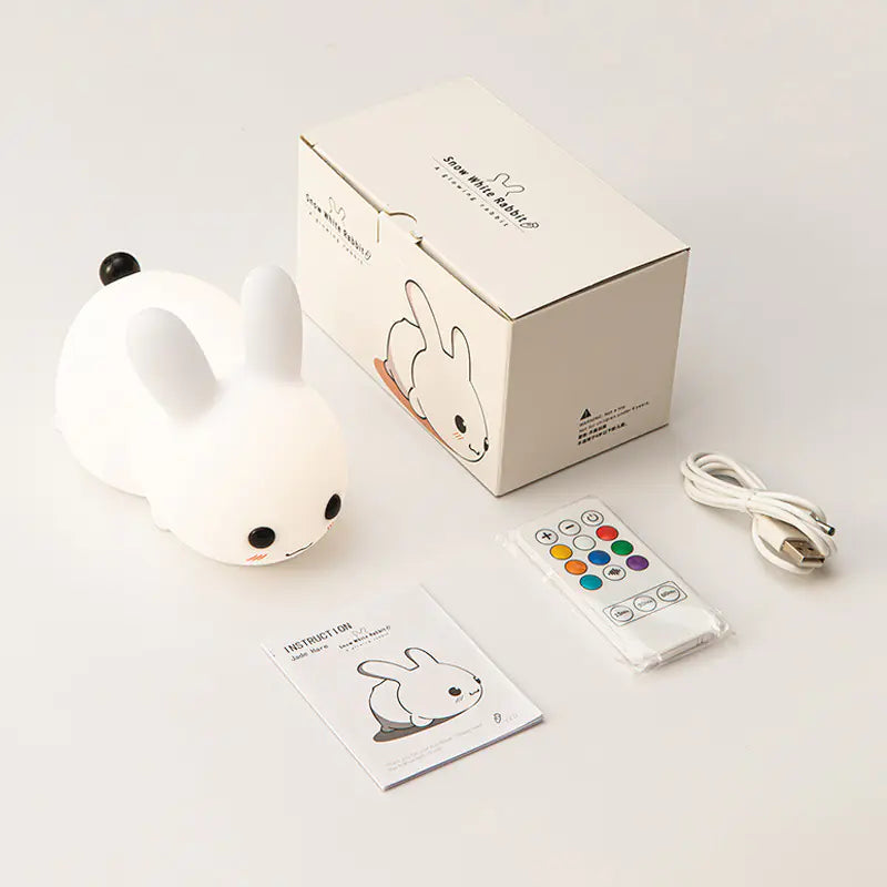 New USB Rechargeable Color-Changing Bunny Rabbit Night Light