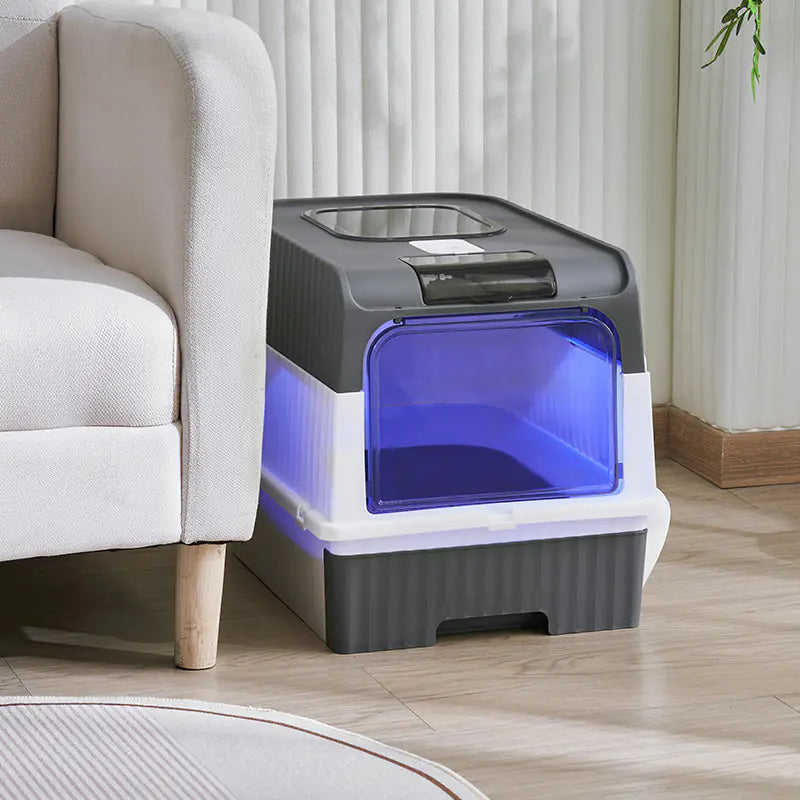 Spacious Anti-Splash Cat Litter Haven
