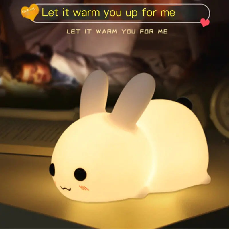 New USB Rechargeable Color-Changing Bunny Rabbit Night Light
