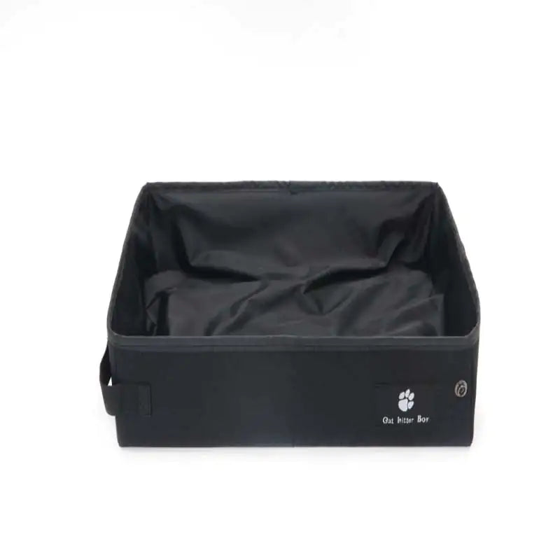 Travel-Friendly Foldable Cat Litter Box