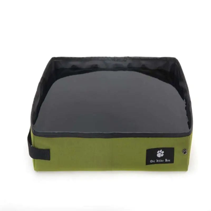 Travel-Friendly Foldable Cat Litter Box